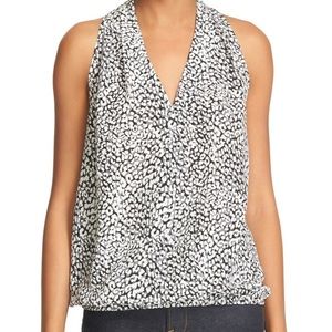 Joie Naya B Silk Animal Print Tank